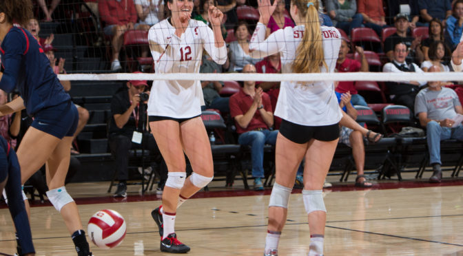 Gray and Fitzmorris Delivering a Holiday Package for Stanford Volleyball Again